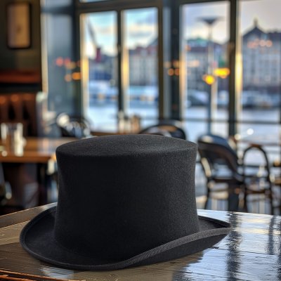 Hüte - Gårda Chiesa Top Hat Wool (schwarz)
