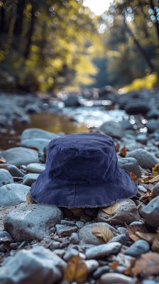 Hüte - Gårda Nova Bucket Hat (blau)