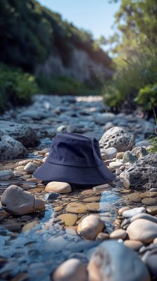 Hüte - Gårda Wynn Bucket Hat (blau)