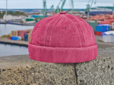 Mützen - Gårda Rossville Docker Beanie (rosa)
