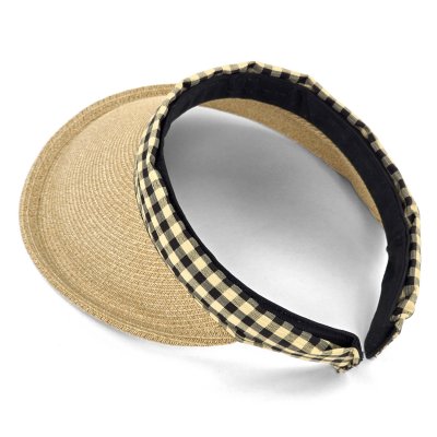 Sonnenvisier - Gårda Split Visor (natur/schwarz/beige)