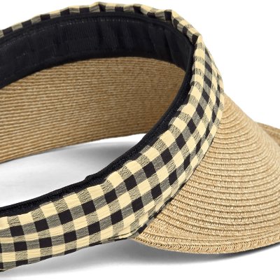 Sonnenvisier - Gårda Split Visor (natur/schwarz/beige)