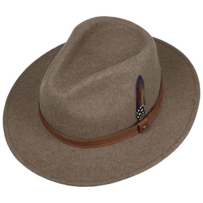 Hüte - Stetson Rincova Traveller Woolfelt Mix (hellbraun)