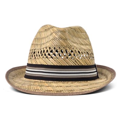 Strohhut - Gårda Agulo Natural Straw Trilby (Natur/Braun)