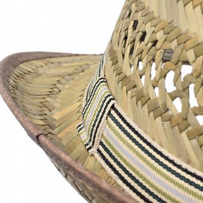 Strohhut - Gårda Agulo Natural Straw Trilby (Natur/Creme)