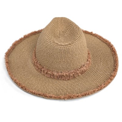 Strohhut - Gårda Alicante Fedora (khaki)