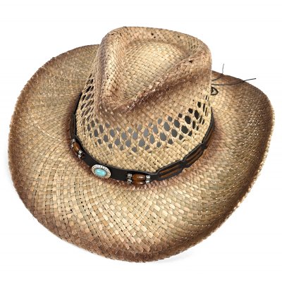 Strohhut - Gårda Amalfi Western Hat (natur)