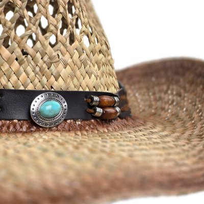 Strohhut - Gårda Amalfi Western Hat (natur)