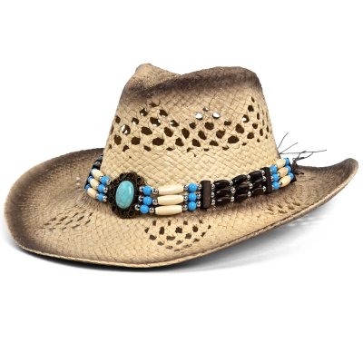 Strohhut - Gårda Antibes Western Hat (natur)