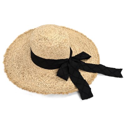 Strohhut - Gårda Biarritz Sun Hat (natur/schwarz)