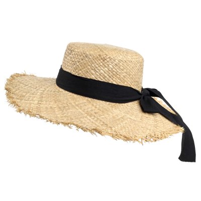 Strohhut - Gårda Cadiz Sun Hat (natur/schwarz)