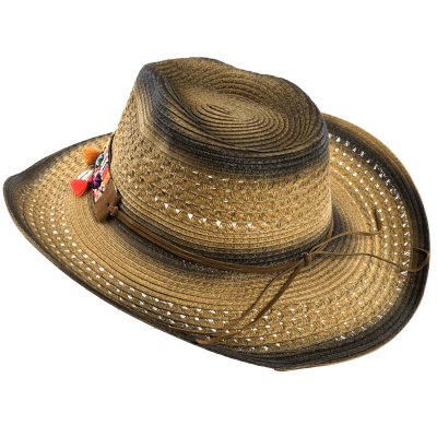 Strohhut - Gårda Cassis Western Hat (braun)