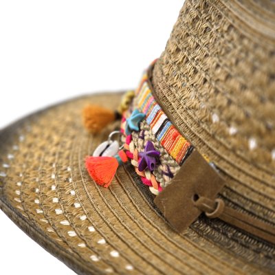 Strohhut - Gårda Cassis Western Hat (braun)
