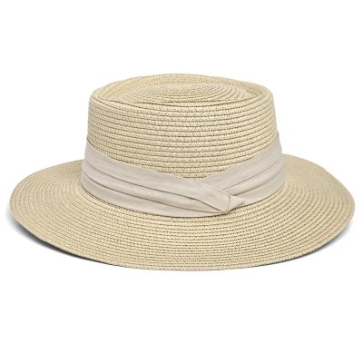 Strohhut - Gårda Corfu Gambler (beige/rosa)