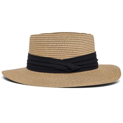 Strohhut - Gårda Corfu Gambler (khaki/schwarz)