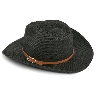 Strohhut - Gårda Kos Western Hat (schwarz)