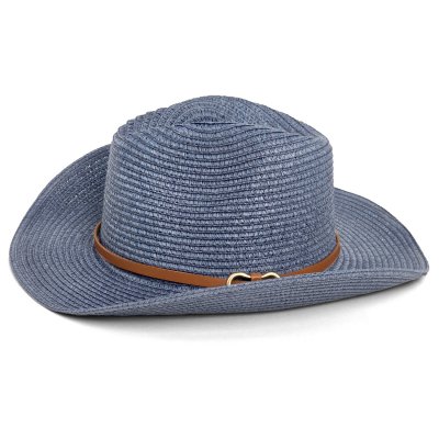 Strohhut - Gårda Kos Western Hat (blau)