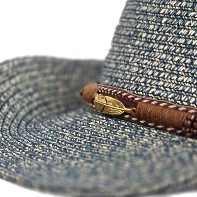 Strohhut - Gårda Marseille Western Hat (blau)