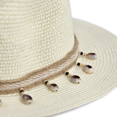 Strohhut - Gårda Nerja Fedora (creme)