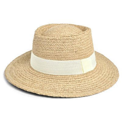 Strohhut - Gårda Palma Gambler (natur/beige)