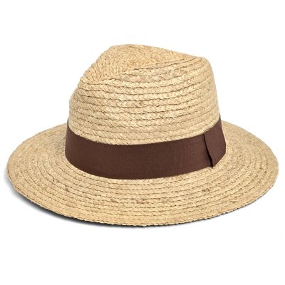 Strohhut - Gårda Positano Fedora (natur/braun)