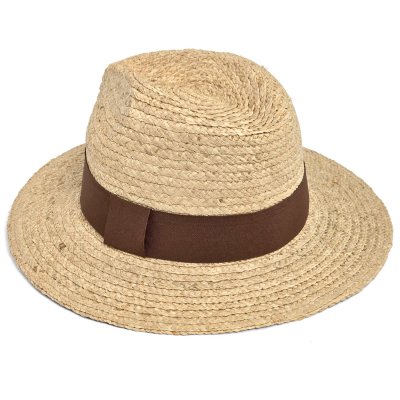 Strohhut - Gårda Positano Fedora (natur/braun)