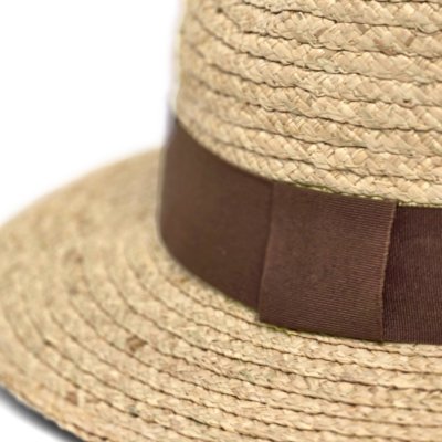 Strohhut - Gårda Positano Fedora (natur/braun)