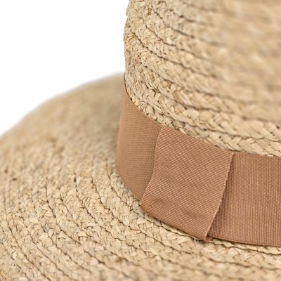 Strohhut - Gårda Positano Fedora (natur/khaki)