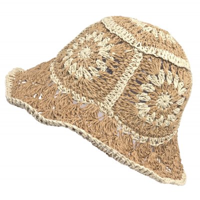 Strohhut - Gårda Rhodes Bucket hat (khaki)