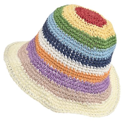Strohhut - Gårda Sorrento Bucket hat (helles multi)