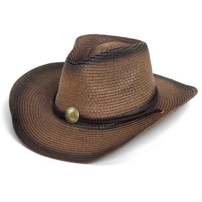 Strohhut - Gårda Taranto Western Hat (braun)