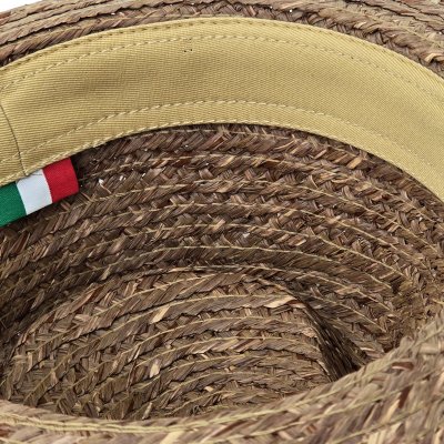 Strohhut - Gårda Tenerife Raffia Fedora (Natur/Braun)