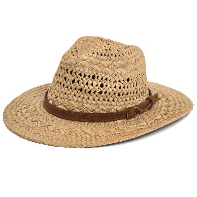 Strohhut - Gårda Toulon Fedora (khaki)