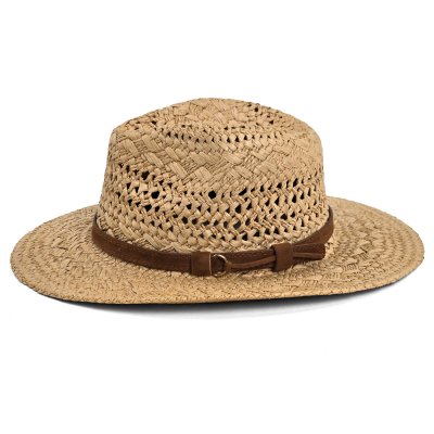 Strohhut - Gårda Toulon Fedora (khaki)