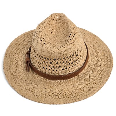 Strohhut - Gårda Toulon Fedora (khaki)