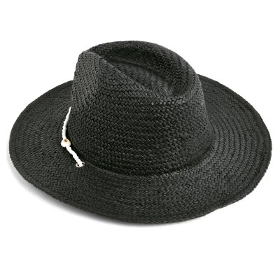 Strohhut - Gårda Valencia Fedora (schwarz)