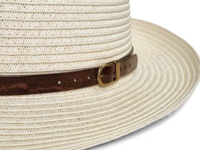 Hüte - Gårda Agrigento Fedora (weiß)