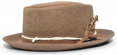 Hüte - Gårda Corby Pork Pie (hellbraun)