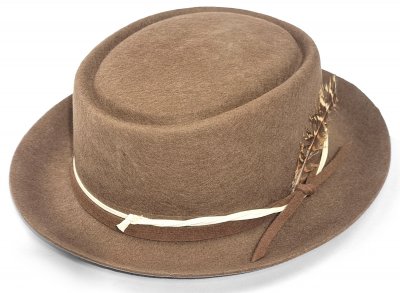 Hüte - Gårda Corby Pork Pie (hellbraun)