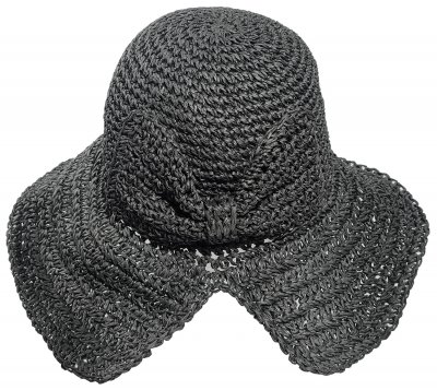 Strohhut - Gårda Serafina (schwarz)