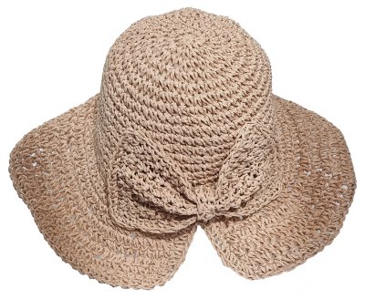 Strohhut - Gårda Serafina (rosa)