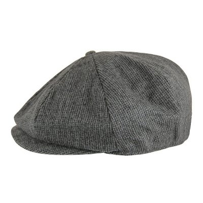 Schiebermütze / Schirmmütze - Jaxon Union Newsboy Cap (dunkelgrau)