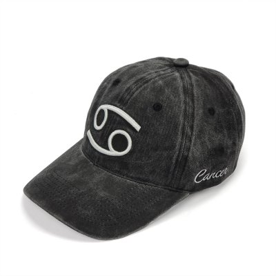 Caps - Gårda Zodiac Sign Cancer (schwarz)