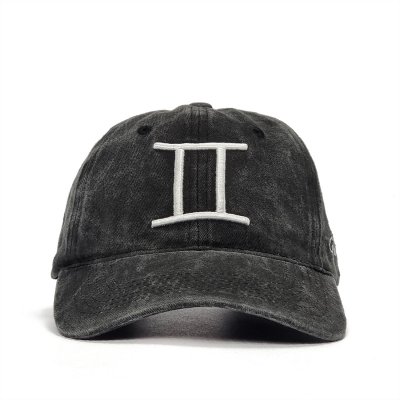 Caps - Gårda Zodiac Sign Gemini (schwarz)