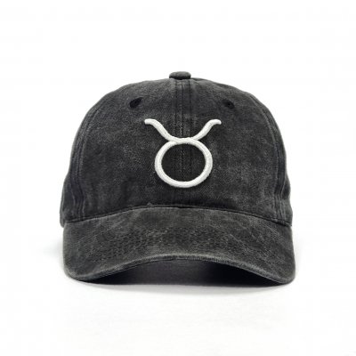 Caps - Gårda Zodiac Sign Taurus (schwarz)